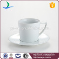 Classical porcelain ceramic cup with saucer holder